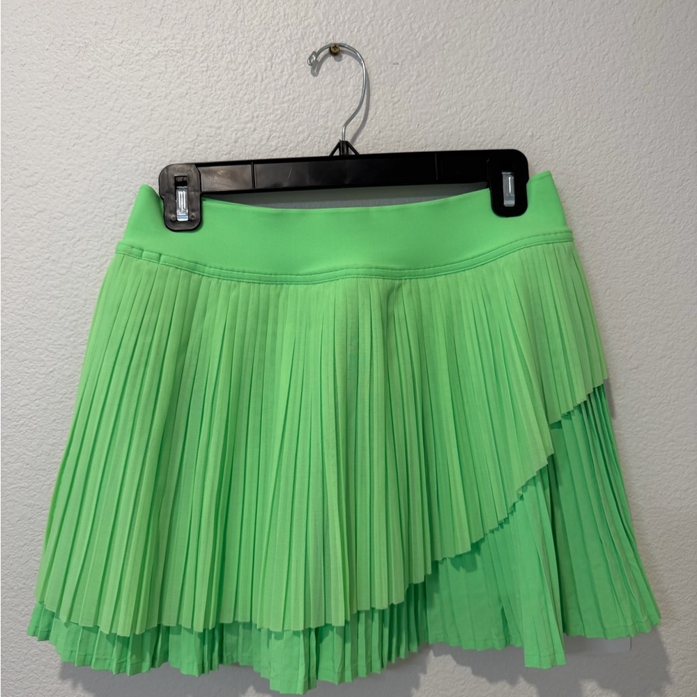 Lululemon Pleated Green Tennis Skirt